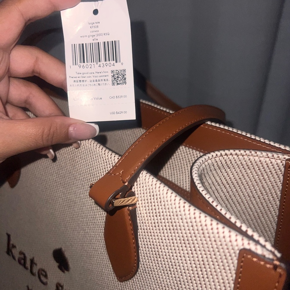 kate spade Tan and Brown Tote Bag - Picture 5 of 7